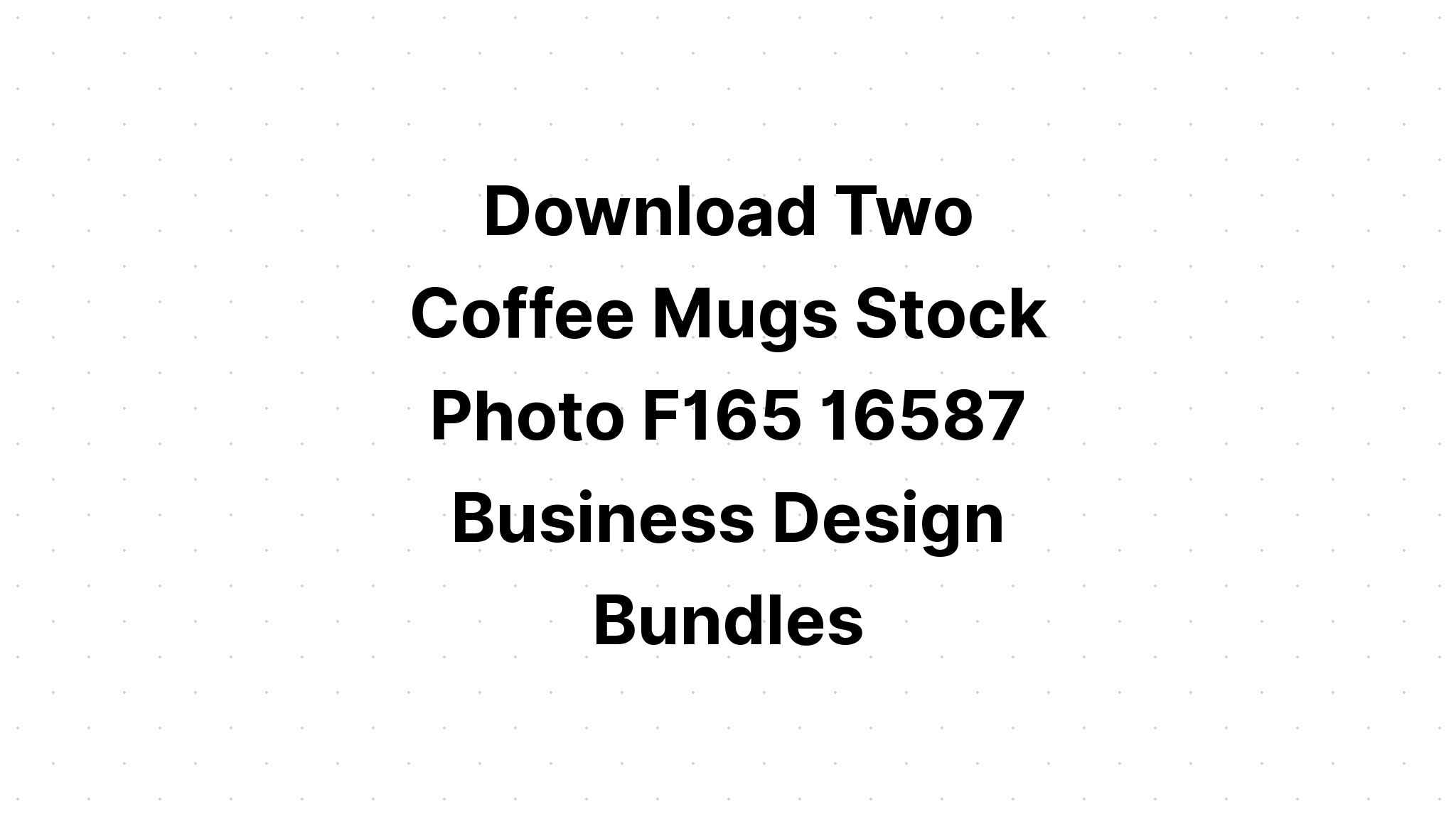 Download Coffee Cup Monogram SVG File